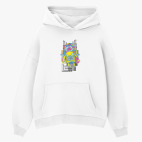 Толстовка худи оверсайз