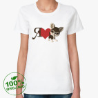 Женская футболка органик