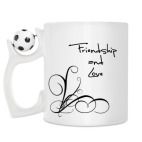 Кружка с футбольным мячиком