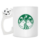 Кружка с футбольным мячиком