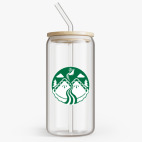 Банка с бамбуковой крышкой