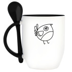 Кружка с ложкой