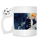 Кружка с футбольным мячиком