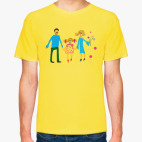 Классическая футболка Семья