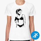 Женская спортивная футболка