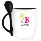 Кружка с ложкой