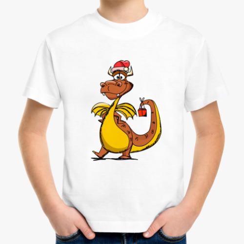 Детская футболка с принтом Дракончик