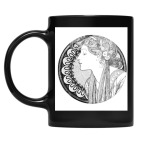 Кружка цветная UV-DTF