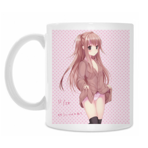 Кружка с принтом Anime art