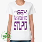 Женская футболка органик