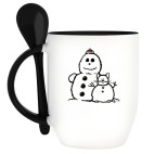 Кружка с ложкой