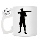 Кружка с футбольным мячиком