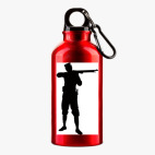 Металлическая бутылка 400 мл UV-DTF