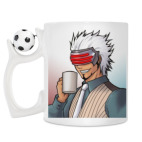 Кружка с футбольным мячиком