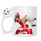 Кружка с футбольным мячиком