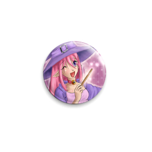 Значок 25мм с принтом Witch