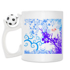 Кружка с футбольным мячиком