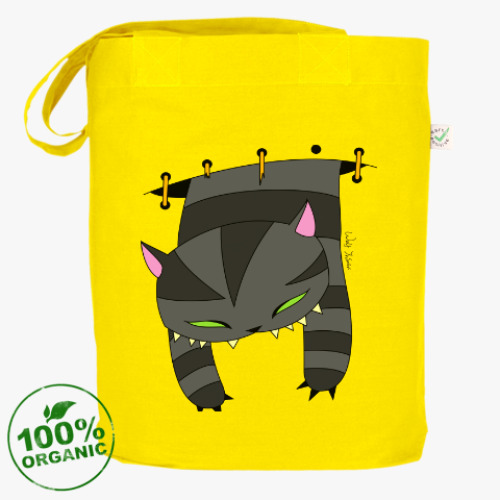 Сумка шоппер с принтом Кот Висля