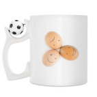 Кружка с футбольным мячиком