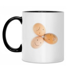 Кружка двухцветная