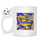 Кружка с футбольным мячиком