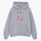 Толстовка худи оверсайз