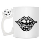 Кружка с футбольным мячиком