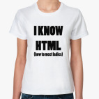 Женская футболка