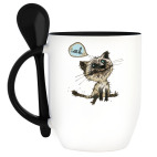 Кружка с ложкой