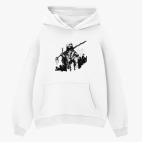 Толстовка худи оверсайз