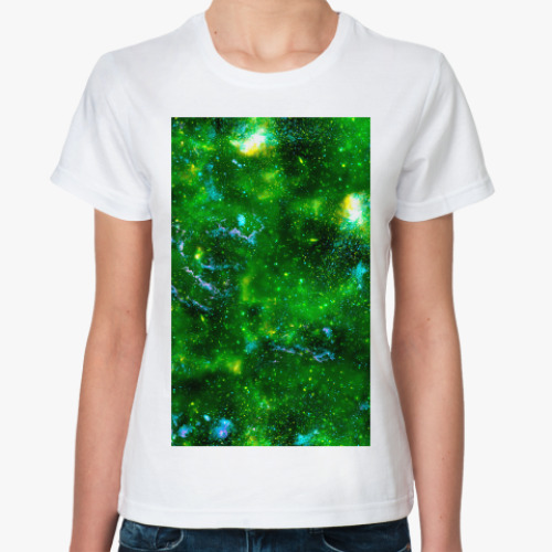Классическая футболка Кислотный космос