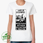 Женская футболка органик