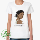 Женская футболка органик