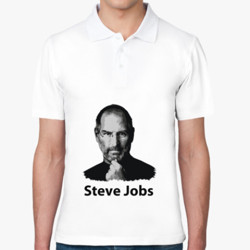Рубашка поло с принтом Steve Jobs
