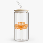 Банка с бамбуковой крышкой