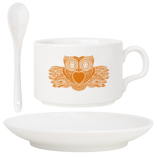 Кофейный набор Сова