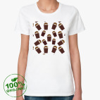 Женская футболка органик