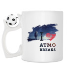 Кружка с футбольным мячиком