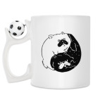Кружка с футбольным мячиком