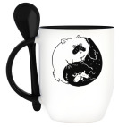 Кружка с ложкой