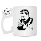Кружка с футбольным мячиком