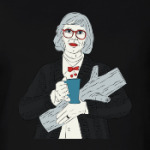 Дама с поленом