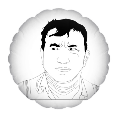 Подушка с принтом Avatar of a man