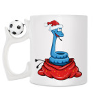 Кружка с футбольным мячиком