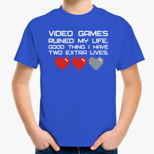 Детская футболка TWO EXTRA LIVES