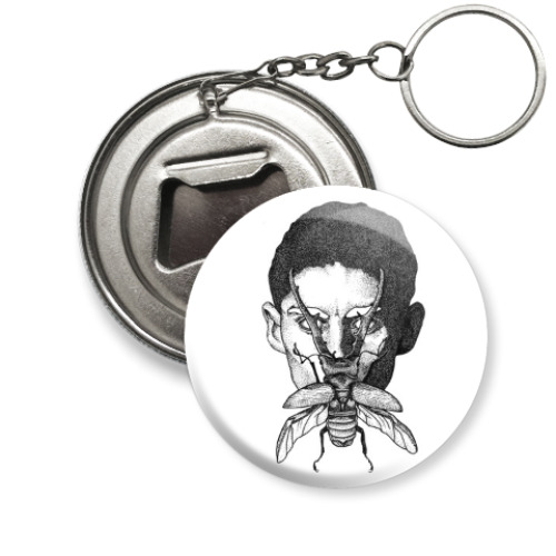 Брелок-открывашка с принтом Франц Кафка