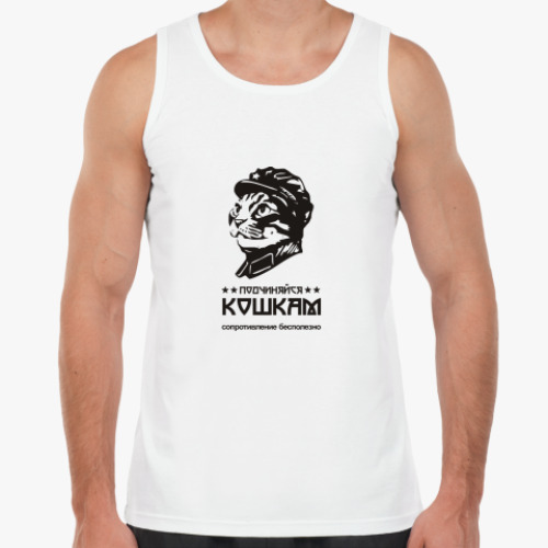 Майка с принтом Подчиняйся!