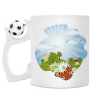 Кружка с футбольным мячиком