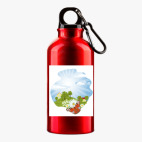 Металлическая бутылка 400 мл UV-DTF