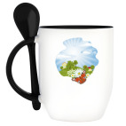 Кружка с ложкой